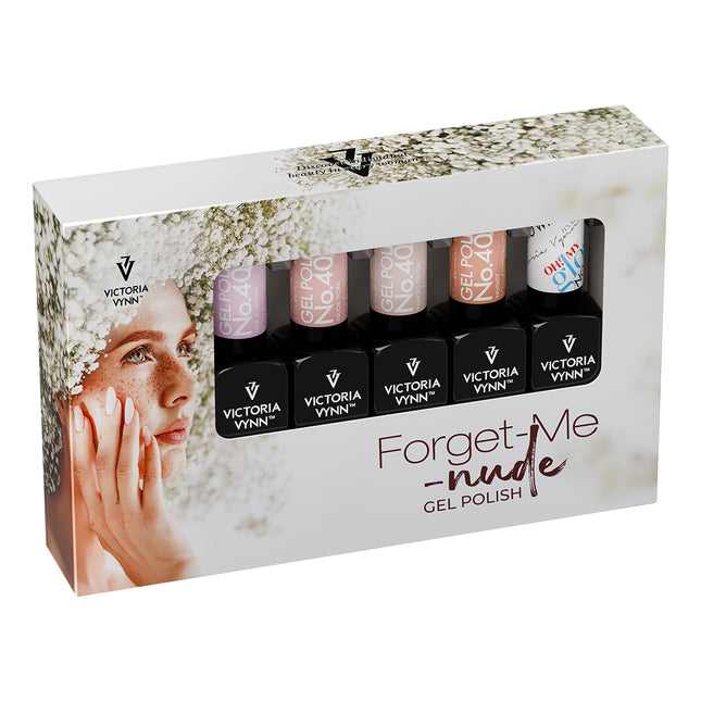 Victoria Vynn Salon Gellak | 5-pack | Forget-Me-Nude #400 - #403 + Top Oh! My Gloss 8ml