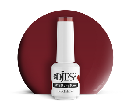 By Djess Gel Polish | Gellak | #174 Ruby Rose - 8 ml