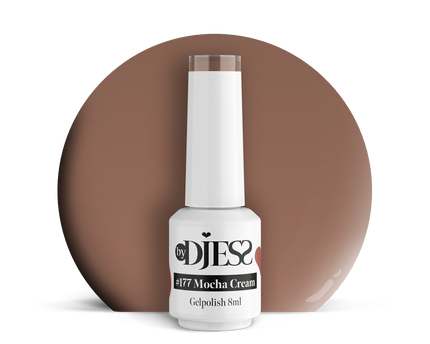 By Djess Gel Polish | Gellak | #177 Mocha Cream - 8 ml