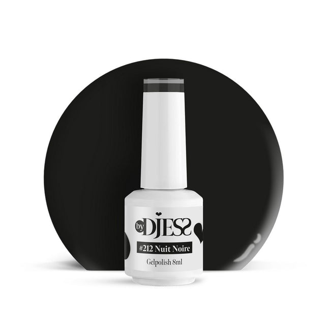 By Djess Gel Polish | Gellak | #212 Nuit Noire - 8 ml