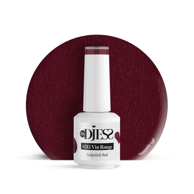 By Djess Gel Polish | Gellak | #215 Vin Rouge - 8 ml