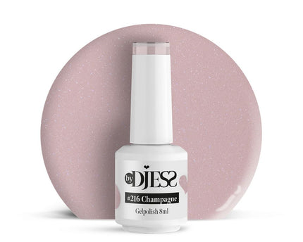 By Djess Gel Polish | Gellak | #216 Champagne - 8 ml
