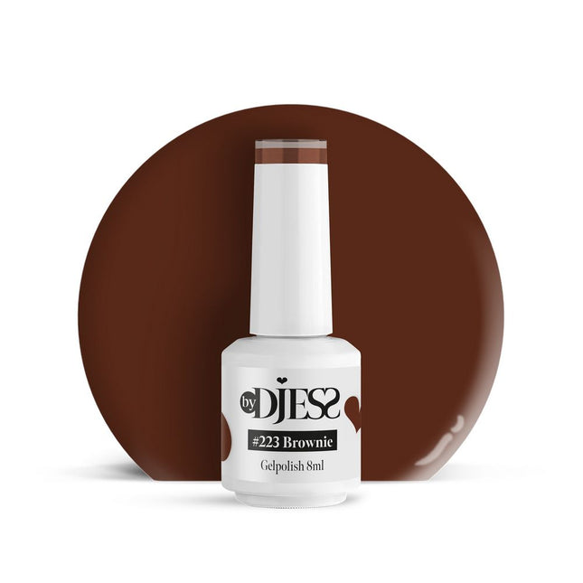 By Djess Gel Polish | Gellak | #223 Brownie - 8 ml