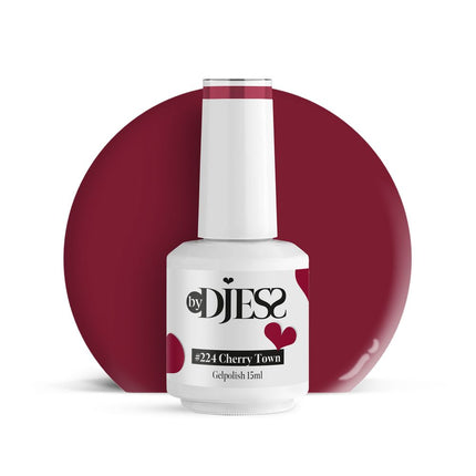 By Djess Gel Polish | Gellak | #224 Cherry Town - 15 ml