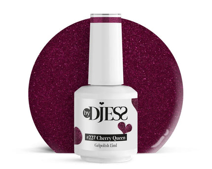 By Djess Gel Polish | Gellak | #227 Cherry Queen - 15 ml