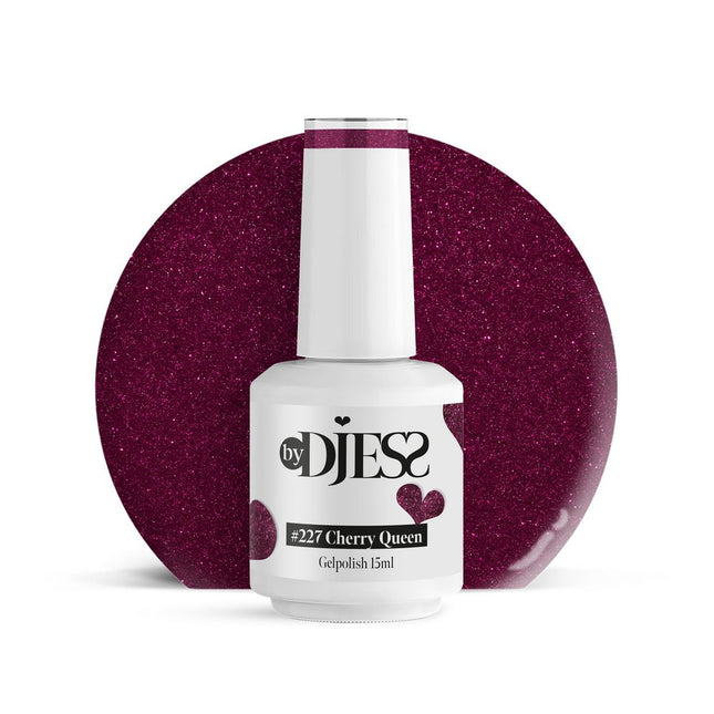 By Djess Gel Polish | Gellak | #227 Cherry Queen - 15 ml