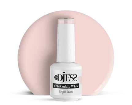 By Djess Gel Polish | Gellak | #234 Cuddly White - 8 ml
