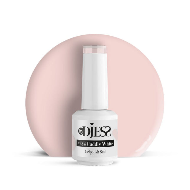 By Djess Gel Polish | Gellak | #234 Cuddly White - 8 ml