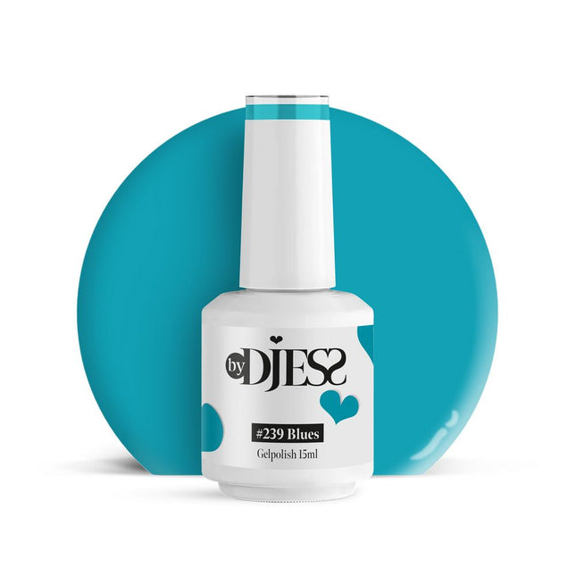 By Djess Gel Polish | Gellak | #239 Blues - 15 ml