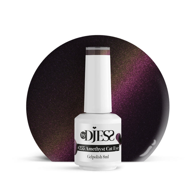 By Djess Gel Polish | Gellak | #255 Amethyst Cat Eye - 8 ml