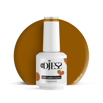 By Djess Gel Polish | Gellak | #261 Amber Leaves - 15 ml