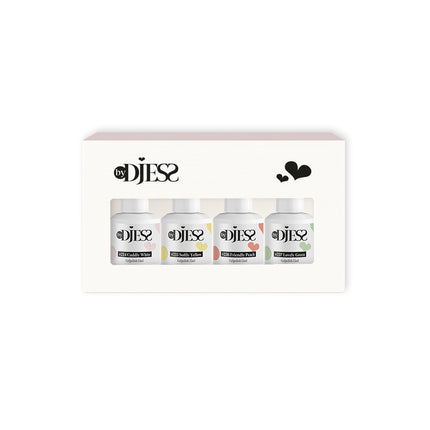 By Djess Gel Polish | Gellak | 4-pack | Pastel Dreams #234 - #237 - 15 ml