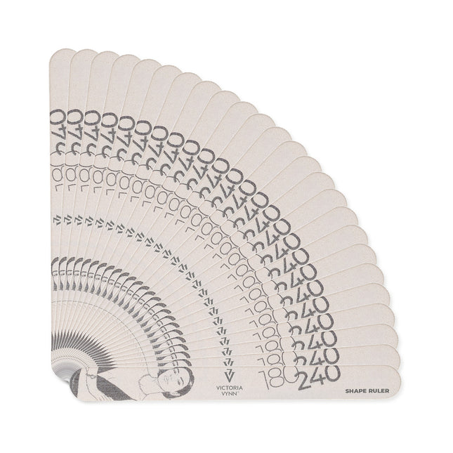 Vijl recht - grit 180/240 - Shape Ruler - set van 25 stuks - Victoria Vynn