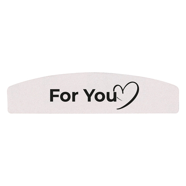 Vijl mini 02 For You - grit 180/240 - wit - per 25 stuks - Victoria Vynn