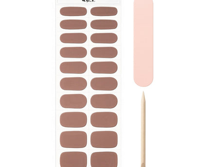 By Djess Gel Nail Stickers | Manicure | #109 Café Mocha