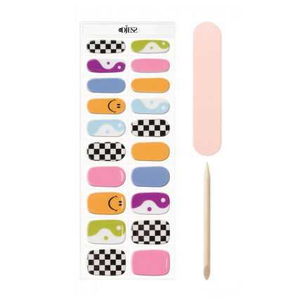 By Djess Gel Stickers | Manicure | #112 Funky Day
