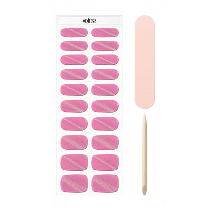 By Djess Gel Stickers | Manicure | #114 Pink Cat Eye