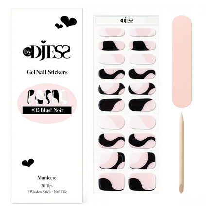 By Djess Gel Stickers | Manicure | #115 Blush Noir