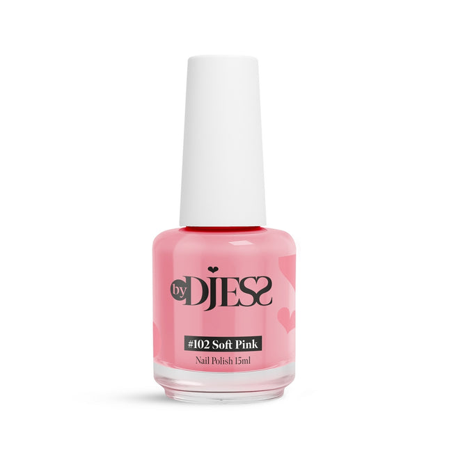 By Djess Nail Polish | Nagellak | #102 Soft Pink - 15 ml