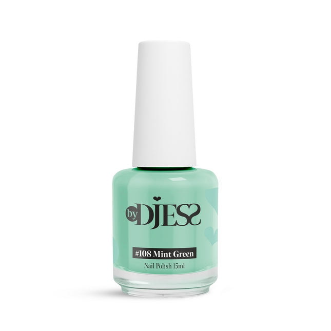 By Djess Nail Polish | Nagellak | #108 Mint Green - 15 ml