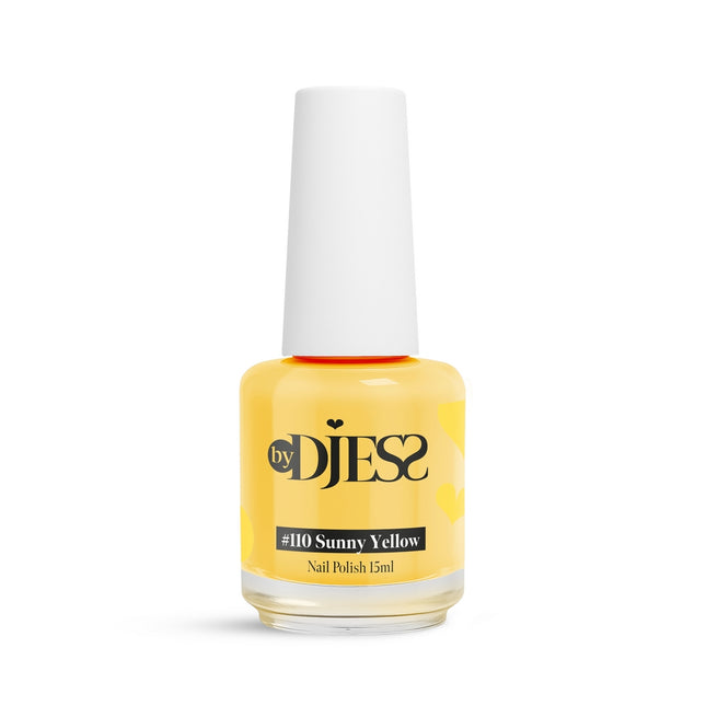 By Djess Nail Polish | Nagellak | #110 Sunny Yellow - 15 ml