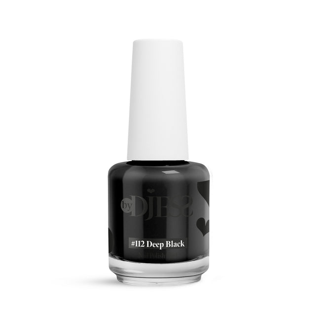 By Djess Nail Polish | Nagellak | #112 Deep Black - 15 ml