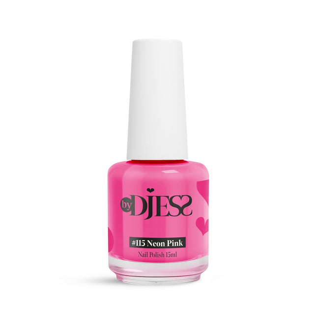 By Djess Nail Polish | Nagellak | #115 Neon Pink - 15 ml
