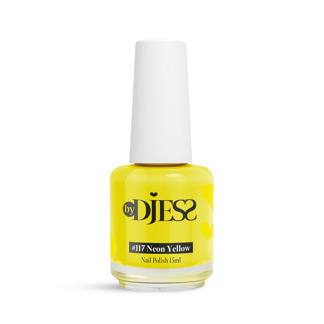 By Djess Nail Polish | Nagellak | #117 Neon Yellow - 15 ml