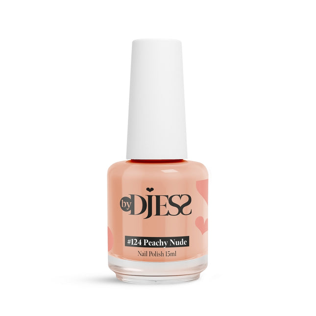 By Djess Nail Polish | Nagellak | #124 Peachy Nude - 15 ml
