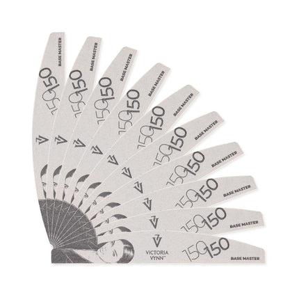 Vijl halve maan - grit 150/150 - Base Master - set van 10 stuks - Victoria Vynn