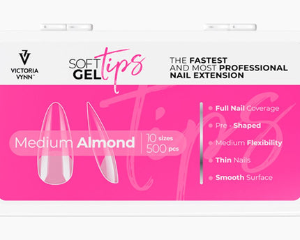 Victoria Vynn Soft Gel Tips | Starter Kit Medium Almond