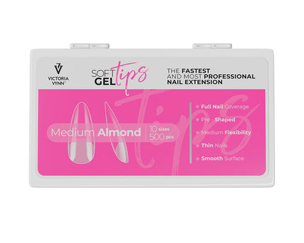Victoria Vynn Soft Gel Tips | Starter Kit Medium Almond
