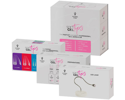 Victoria Vynn Soft Gel Tips | Starter Kit Medium Almond